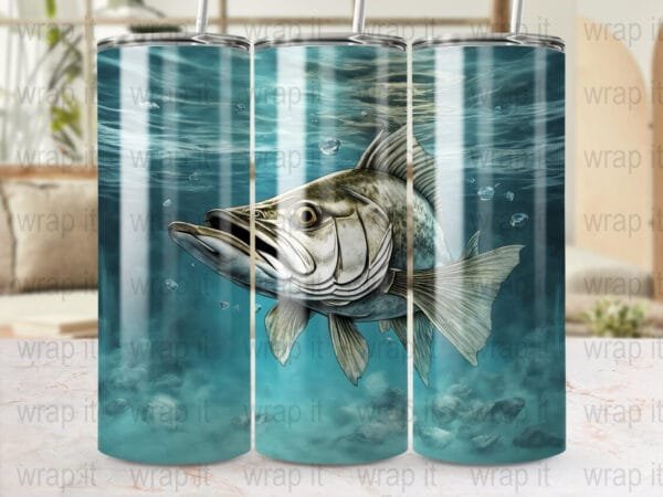 Snook Tumbler Wrap, Digital Download, Sublimation Wrap, Tumbler PNG, Fishing Tumbler, Love to Fish Snook wrap, 20 oz 30 oz Skinny Tumbler