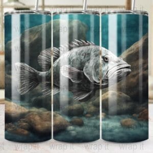 Grouper Tumbler Wrap, Digital Download, Sublimation Wrap, Tumbler PNG, 20 Skinny Tumbler, 30 oz Wrap, Fish Tumbler png, Grouper Fishing png