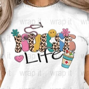 Nurse Life T shirt Sublimation Design, Instant Download, Shirt Sublimation PNG, Mug Sublimation Design, Nurse PNG, Retro Nurse's shirt png