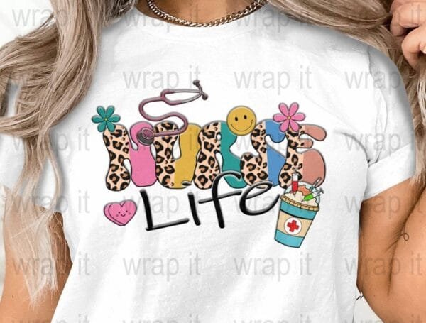 Nurse Life T shirt Sublimation Design, Instant Download, Shirt Sublimation PNG, Mug Sublimation Design, Nurse PNG, Retro Nurse's shirt png