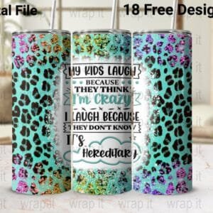 Crazy Mom Funny Tumbler Wrap PNG Sublimation, 20 oz 30 oz Skinny Tumbler Wrap, Instant Download, Sarcastic Sassy PNG, Funny Mama Crazy png