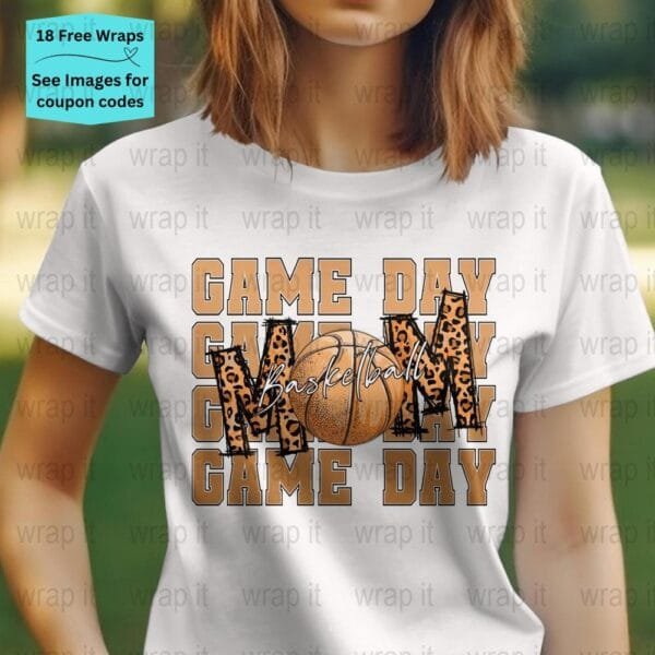 Basketball Mom Game Day t shirt Sublimation POD Design, Instant Download, Sublimation PNG, Game Day Basketball Shirt PNG, Mama Game Day png