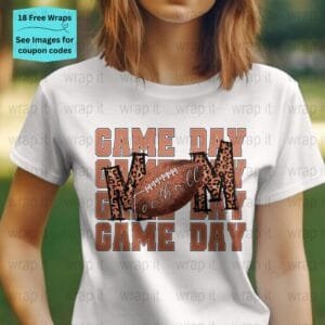 Football Mom Game Day t shirt Sublimation POD Design, Instant Download, Sublimation PNG, Football png for POD, Football Mug Sublimation png