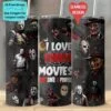 Love Horror Movies Halloween Seamless Tumbler Wrap PNG, Sublimation Tumbler, 20 oz Skinny Tumbler, Instant Download, Jason Myers Freddy png