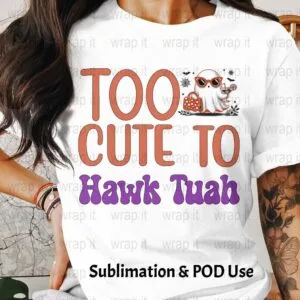 Halloween Ghost Hawk Tuah t shirt sublimation POD Design, Instant Download, Sublimation PNG, Spit on that Thang png, Retro Halloween Ghost